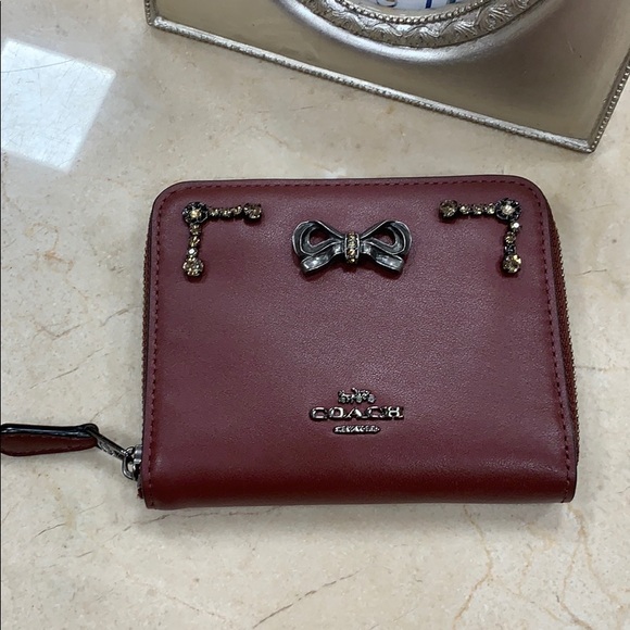 Coach Handbags - COACH X SELENA GOMEZ CRYSTAL EMBELLISHED WALLET